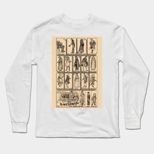 The Characters of a Christmas Carol Long Sleeve T-Shirt